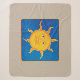 Sweet Boy's Sun Sherpa Blanket Sherpadecke