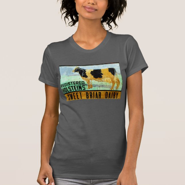 Sweet Briar Dairy Bella Leinwand Vintages T-Shirt (Vorderseite)