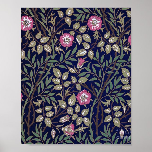 Sweet Briar, William Morris Poster (Vorne)