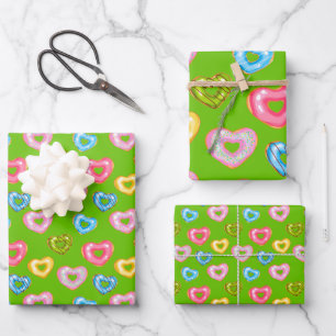 Sweet & Bright Donuts Donuts Serie Design 1 Geschenkpapier Set