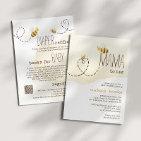 Sweet Bumblebee Mama wird in einer Babydusche