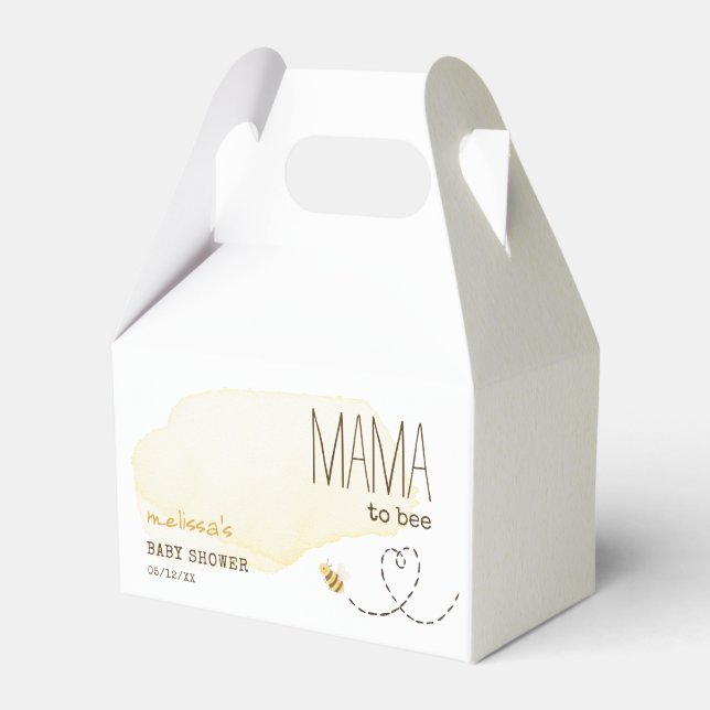 Sweet Bumblebee Mama zu Baby Shower Gevor Box Geschenkschachtel (Vorderseite)