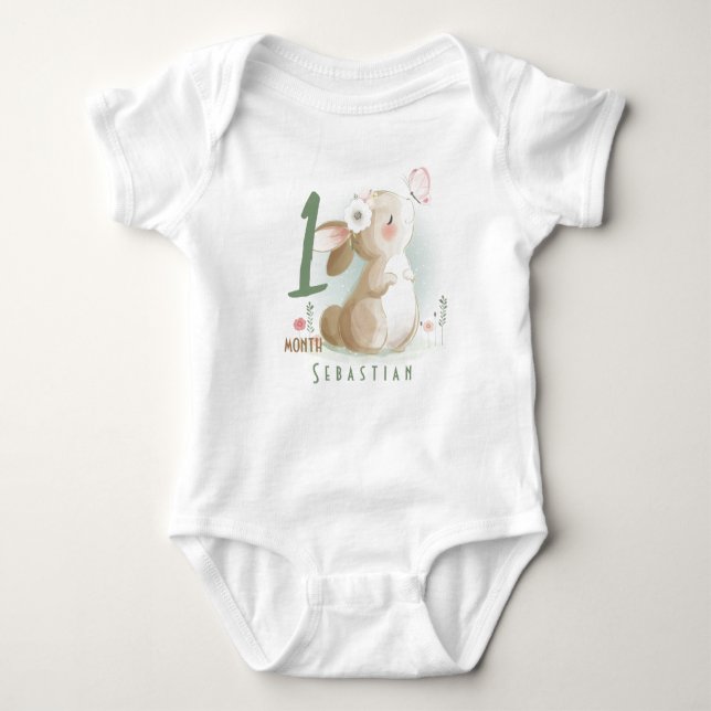 Sweet Bunny Baby Bodysuit Baby Strampler (Vorderseite)