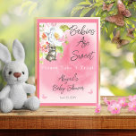 Sweet Bunny Baby Dusche Babys sind süße Leckerei Poster<br><div class="desc">Sweet kleine,  sonnige,  rosa Mädchen Dusche "Babies sind süß" "Bitte eine Leckerei nehmen" Zeichen Composite Design von Holiday Hearts Designs.</div>