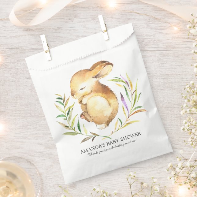 Sweet Bunny Baby Dusche Gefallen Taschen Geschenktütchen (Ausgeschnitten)