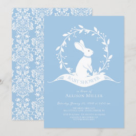 Sweet Bunny Boys Kinderdusche Einladung