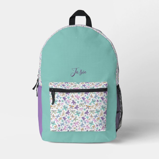 Sweet Butterfly Bedruckter Rucksack (Vorderseite)