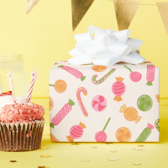 Sweet Candy Geschenkpapier (Geburtstagsparty)