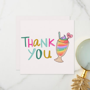 Sweet Candy Ice Cream Danke-Karte Dankeskarte