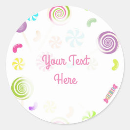 Sweet Candy Lollipop Gevor Stickers