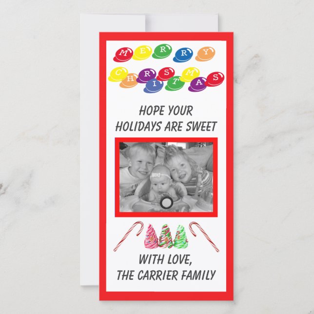 Sweet Candy Noël - Carte photo (Devant)