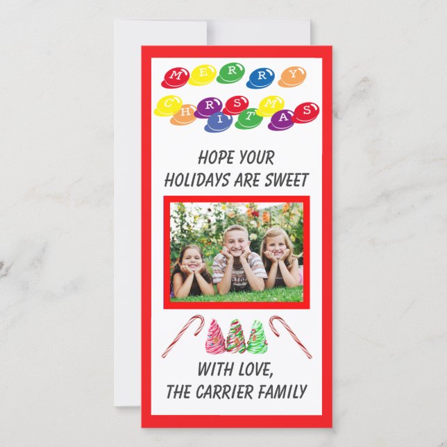 Sweet Candy Noël - Carte photo (Devant)