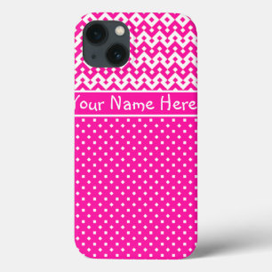 Sweet Candy Pink und White Custom iPad 2/3/4 Fall Case-Mate iPhone Hülle