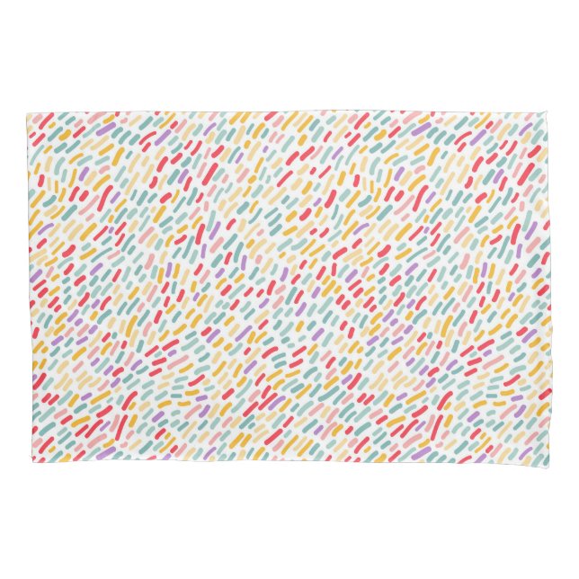 Sweet Candy Sprinkle Muster Kissenbezug (Vorderseite-Links)