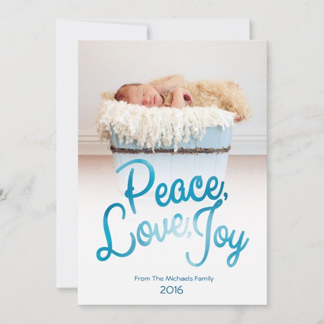 Sweet, Carte photo de vacances et Faire-part de na (Devant)