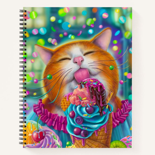 Sweet Cat Notizbuch (Vorderseite)
