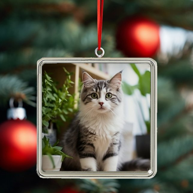 Sweet Cat Ornament Aus Metall (Von Creator hochgeladen)