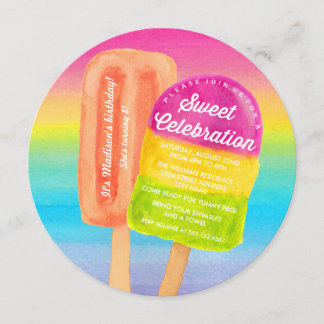 Sweet Celebration Birthday Party Einladung