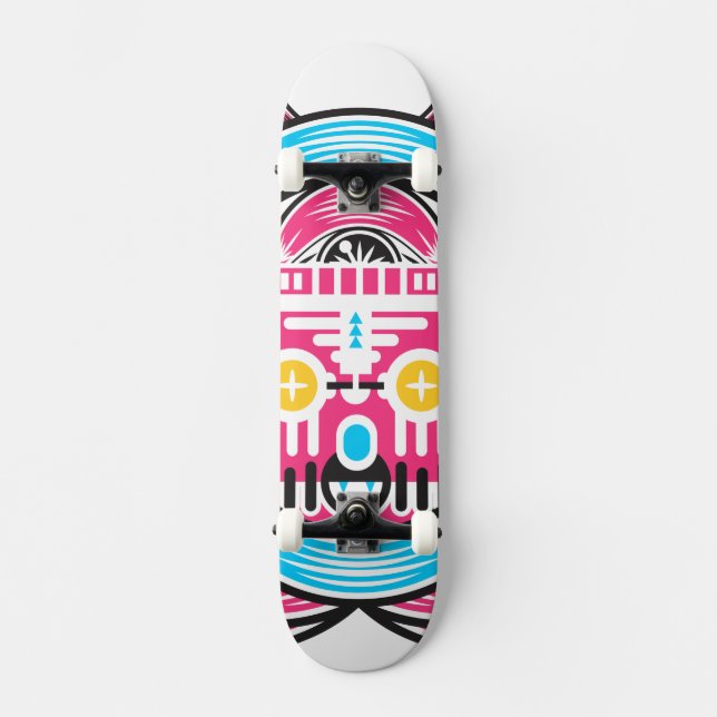 Sweet Chacater Vector Illustration skateboard de p (Recto)