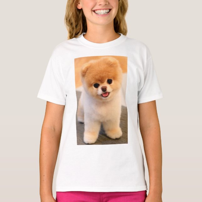 Sweet Charming Spitz Einzigartige Girls' T - Shirt (Vorderseite)