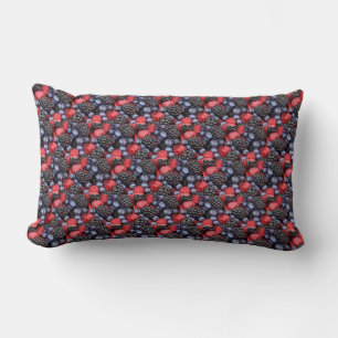 Sweet Cherries BlackBerry und Blueberry Lendenkissen