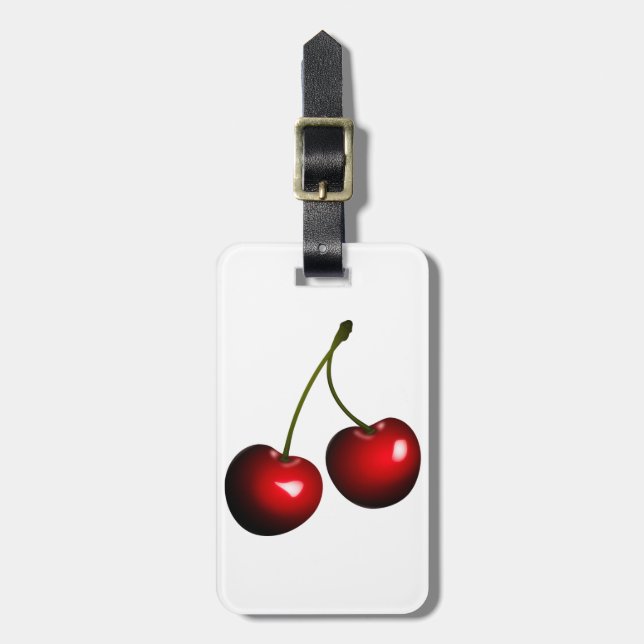 Sweet Cherries Gepäckmarke Gepäckanhänger (Vorderseite vertikal)
