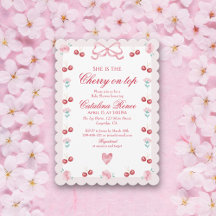 Sweet Cherry am oberen rosa Bow rot