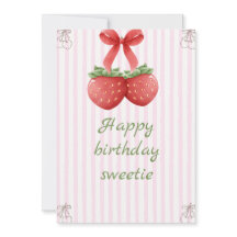 Sweet Cherry Birthday - Rosa & Weiß Elegance