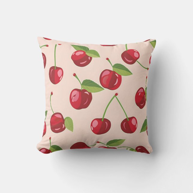 Sweet Cherry Delight Kissen (Vorderseite)