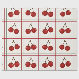 🎁 Sweet Cherry Holiday Gift Wrap Collection Geschenkpapier
