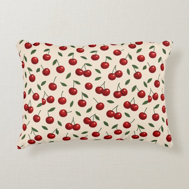 🍒✨Sweet Cherry Minimal Collectio Dekokissen (Vorderseite)