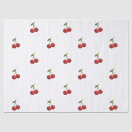 🍒 Sweet Cherry Minimal Elegant Tissue Paper Seidenpapier