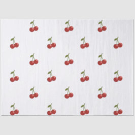🍒 Sweet Cherry Minimal Elegant Tissue Paper Seidenpapier