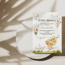 "Sweet Chick Baby Dusche | Adorable Farm Themed Einladung