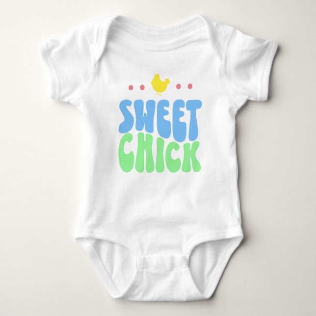 Sweet Chick Baby Strampler (Vorderseite)