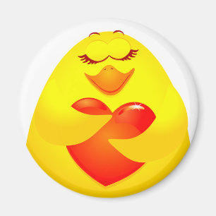 Sweet chick, runder Magnet