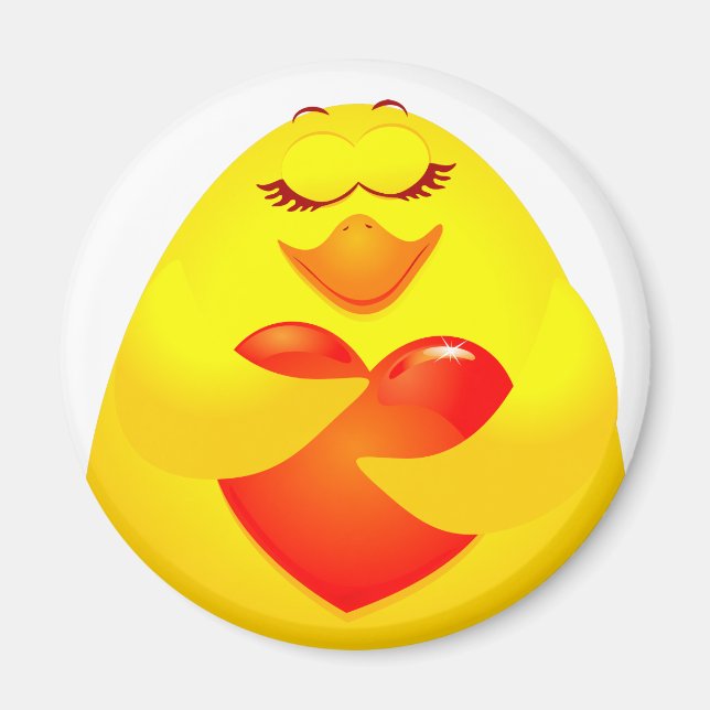 Sweet chick, runder Magnet (Vorne)