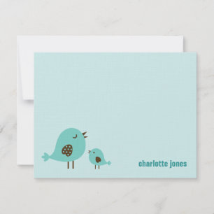 Sweet Chicks Vielen Dank Karten - Blau