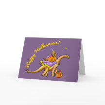 Sweet Child & Me Dinosaurier Halloween Card