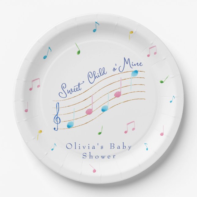 Sweet Child of Mine Musical Paper Tellers Pappteller (Vorderseite)