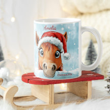 Sweet Christmas Pony Personalisiert Weihnachten Ta