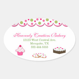 Sweet Colorful Bakery Stickers