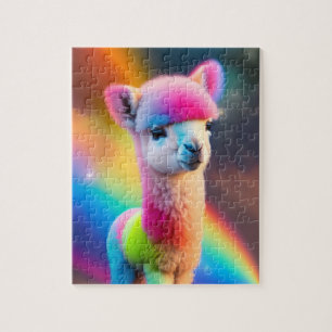 Sweet Colorful Fluffy Little Niedlich Alpaca