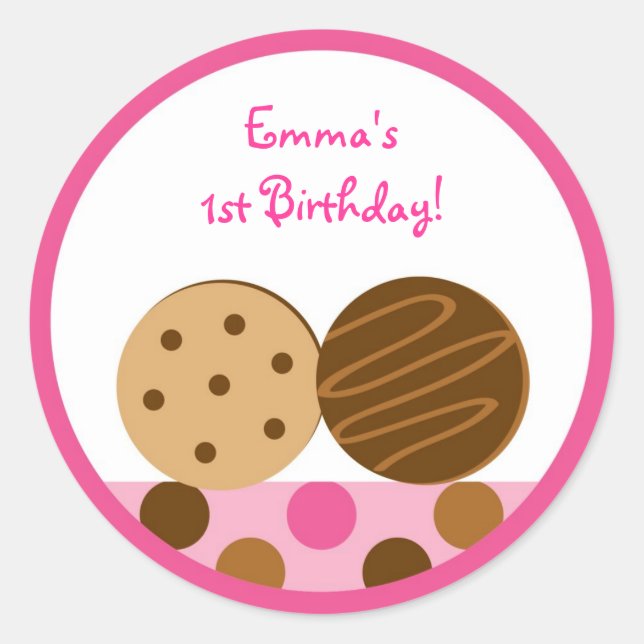 Sweet Cookie Stickers Umschlag Aufkleber (Vorderseite)