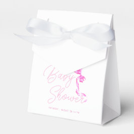 Sweet Coquette Pink Bow Krawatte Elegant Babydusch Geschenkschachtel