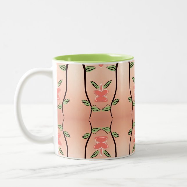 Sweet Coral Peach Tasse (Links)