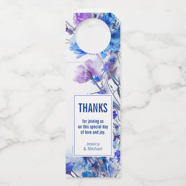 💍 Sweet Cornflower Dreams Flaschenanhänger (Vorderseite)