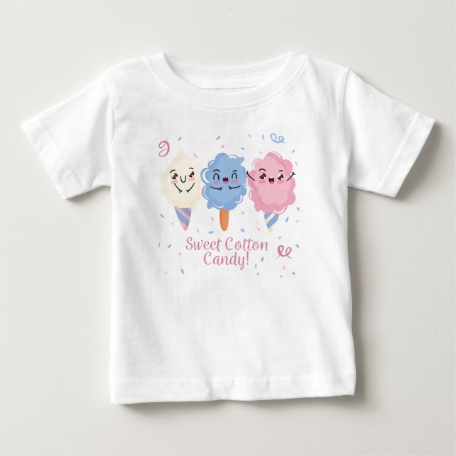 Sweet Cotton Candy Baby T - Shirt (Vorderseite)