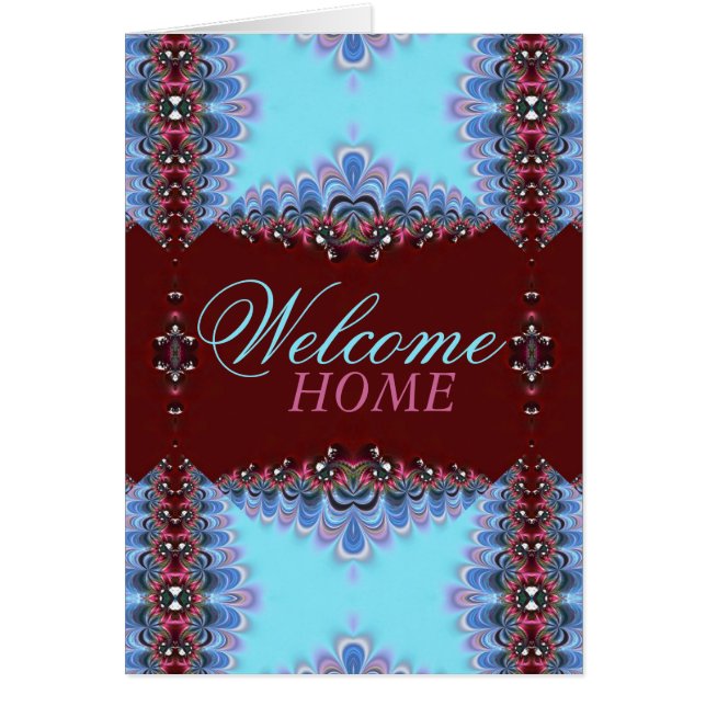 Sweet Country Lace Welcome Home Card (Devant)