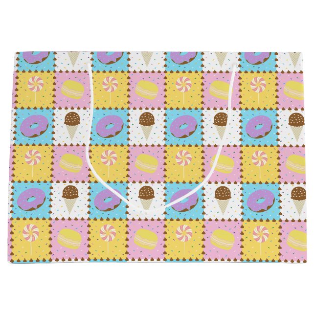 Sweet Cravings Geschenktasche Große Geschenktüte (Vorderseite)